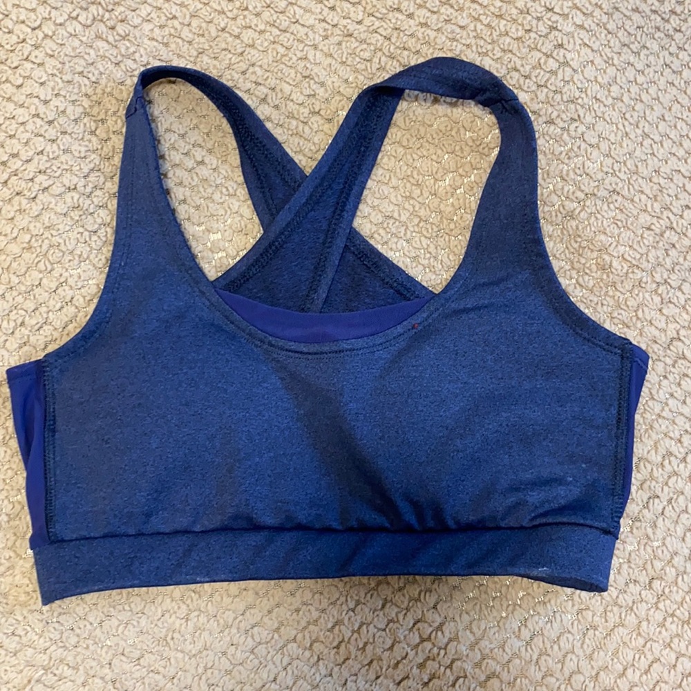 Blue gaiam sports bra